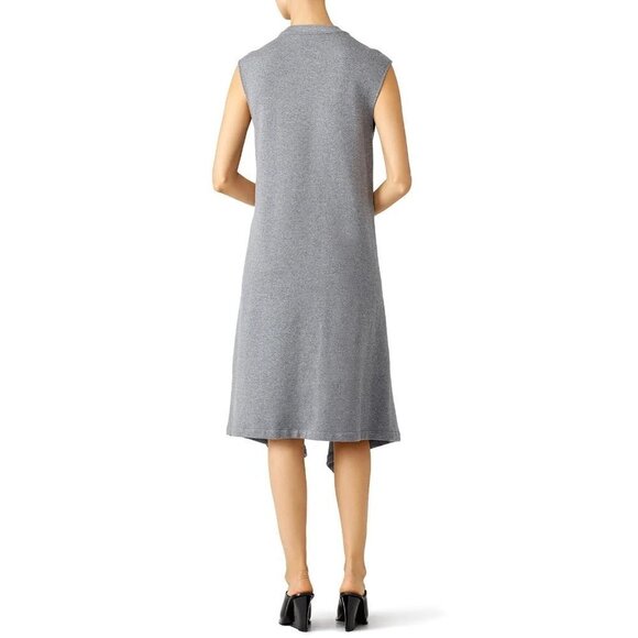 Marni Sideswept Hem Dress Grey Womens Size IT 44 US 8 - Picture 4 of 14